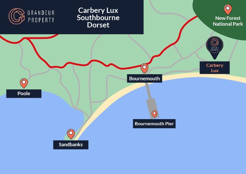 Carbery Lux By Grandeur Property Bournemouth Eksteriør bilde